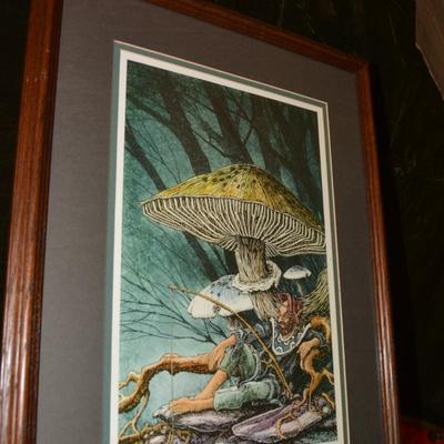 Signed Gary DeLamartre Print â€œPondâ€™eringâ€ 157/310 21.5â€x16â€