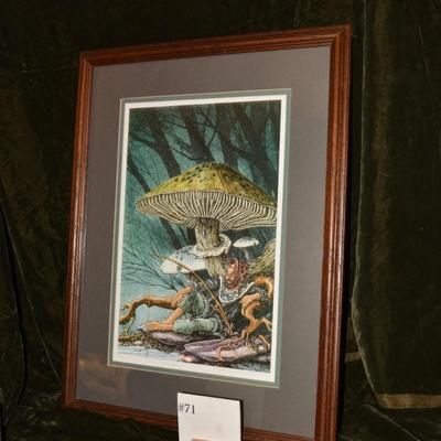 Signed Gary DeLamartre Print â€œPondâ€™eringâ€ 157/310 21.5â€x16â€