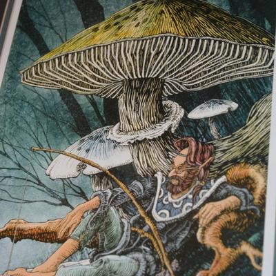 Signed Gary DeLamartre Print â€œPondâ€™eringâ€ 157/310 21.5â€x16â€