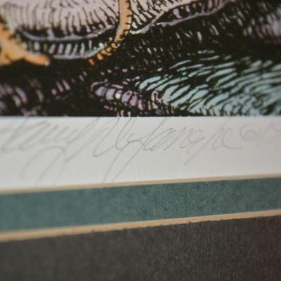 Signed Gary DeLamartre Print â€œPondâ€™eringâ€ 157/310 21.5â€x16â€