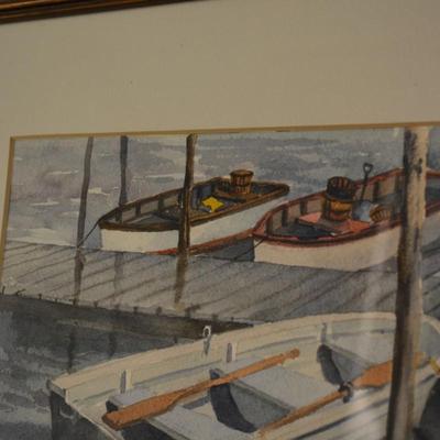 Barbara McLeod Original Watercolor â€œOn The Bohemiaâ€ 19.25â€x15.5â€
