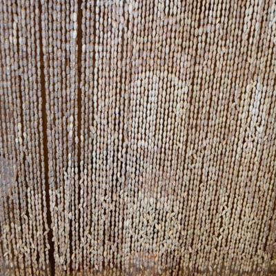Vintage Cowrie Shell Patterned Beaded Curtain 34â€x27.5â€