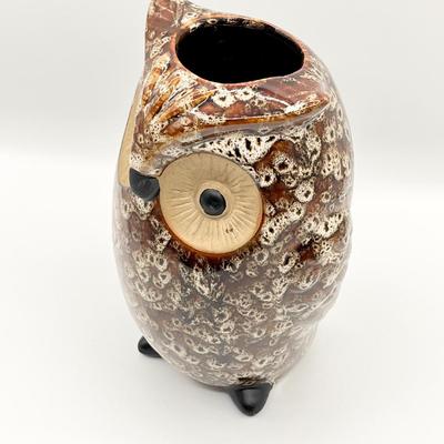HOSLEY INTâ€™L ~ Ceramic Owl Vase