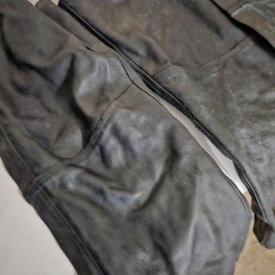 Two Pairs of Leather Riding Chaps (G-DW)