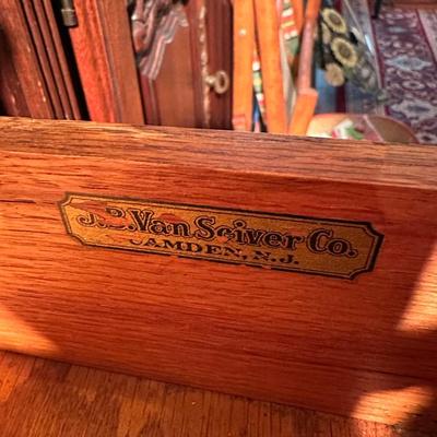 LOT 1D: Vintage J.B. Van Sciver Co. Secretary Desk