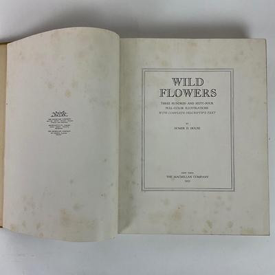 154 Second Printing "Wild Flowers" by HOMER D. HOUSE. 1935; The Macmillan Company.