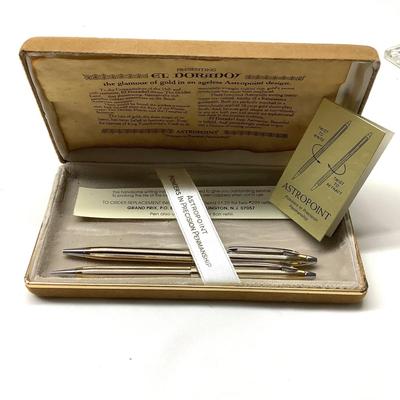 1153 Vintage "El Dorado" Astropoint Pen & Pencil Set