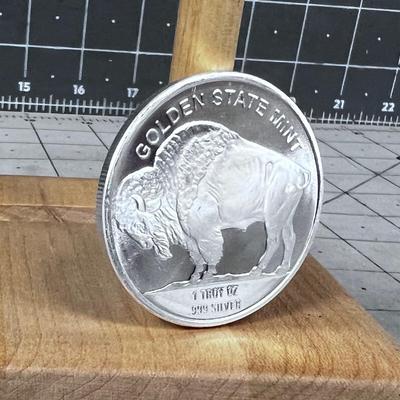 Silver Buffalo .999 Fine One Troy Once Coin
