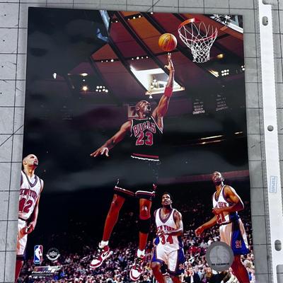 Number 23 Chicago Bulls Michael Jordan, Official Photograph 