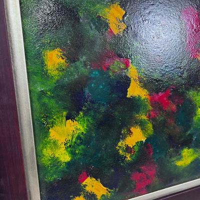 Howard Clark Abstract Painting Titled OPUS - Noted Utah Artist!  