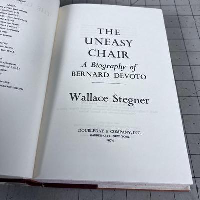 The Un-Easy Chair by Wallace Stegner 1st Edition
