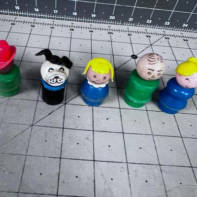 Collection of Little People WOOD Bodies (Older, Collectible) 