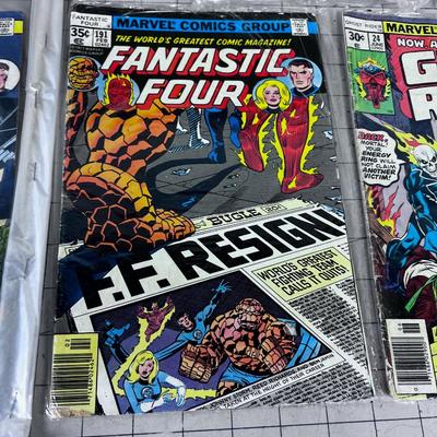 7 Marvel Comics from the 1970's