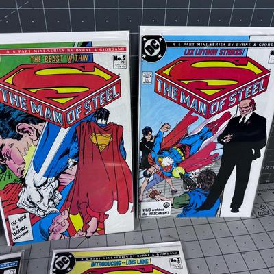 DC Man of Steel 5 Volumes of a 6 Part Series 