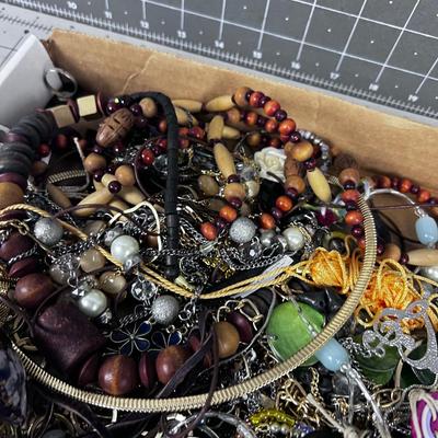 Super Tray of Costume Jewelry Mostly Necklaces and Bracelets