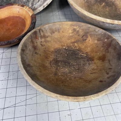 Wood Bowls, Vintage 