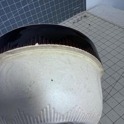 Vintage Stoneware or Cooking Bowl