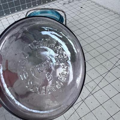 Antique Glass Canning Jars (2) 