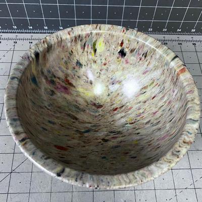 Vintage Confetti Speckle Bowl MELAMINE - HOT! 