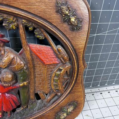 Burr Wood Wall Plaque 