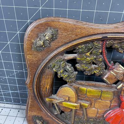 Burr Wood Wall Plaque 