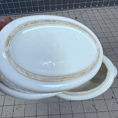 Covered Bunny Dish 