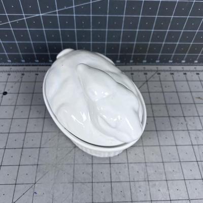 Covered Bunny Dish 