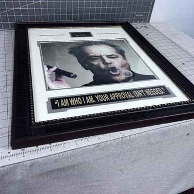 Framed under Glass, Jack Nicolson