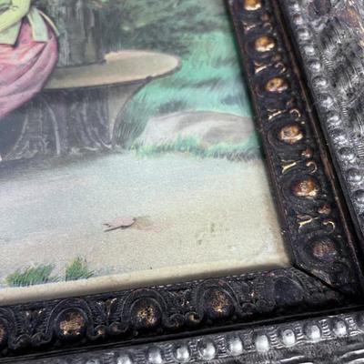 Antique Print in an Antique Frame