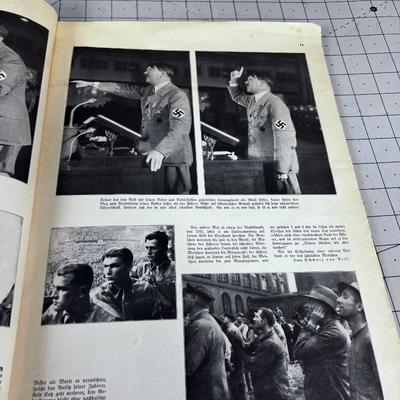 WWII Magazine and Prints, Adolf Hitler 1937