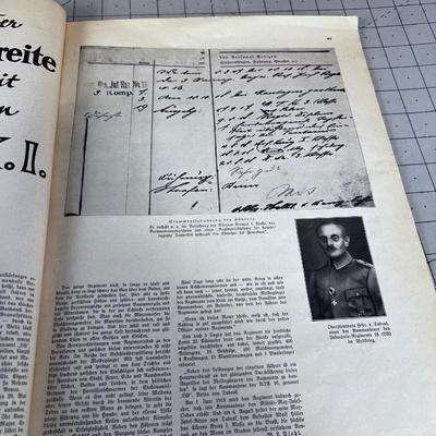 WWII Magazine and Prints, Adolf Hitler 1937