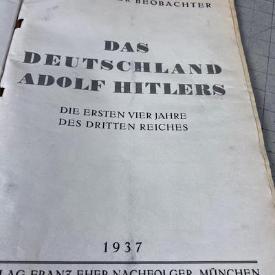 WWII Magazine and Prints, Adolf Hitler 1937