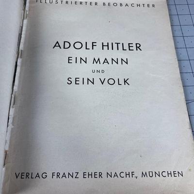 WWII Magazine and Prints, Adolf Hitler 1937