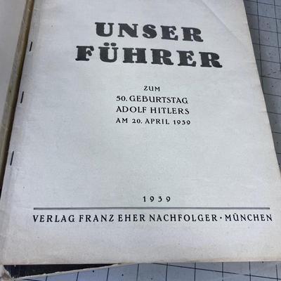 WWII Magazine and Prints, Adolf Hitler 1937