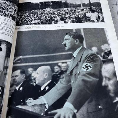 WWII Magazine and Prints, Adolf Hitler 1937