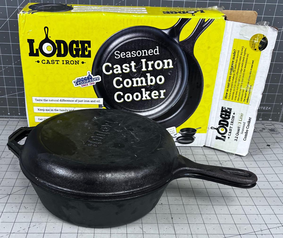 LODGE Cast Iron Combo Cooker | EstateSales.org