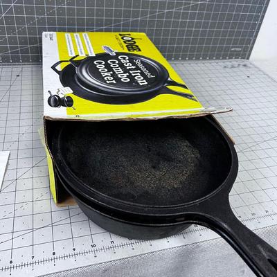 LODGE Cast Iron Combo Cooker 