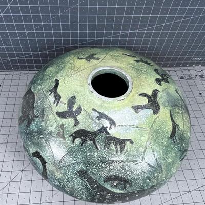 HAND CRAFTED AFRICAN POT 