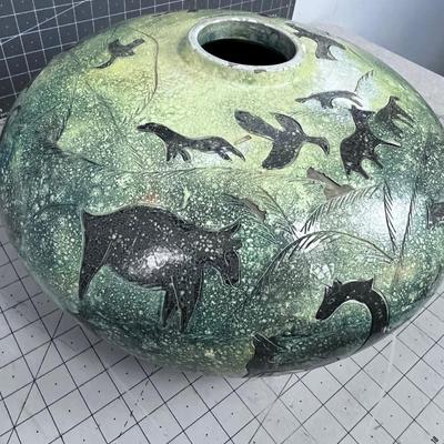 HAND CRAFTED AFRICAN POT 