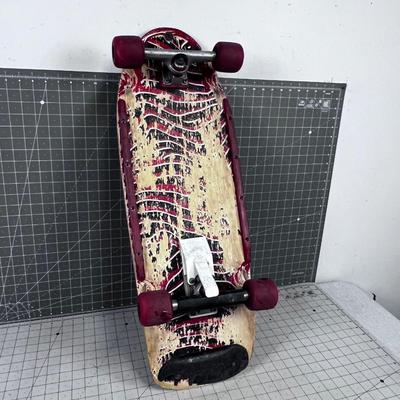 Old school Skateboard,  VISION 1970's with INDEPENDENT Trucks. 30" Long 