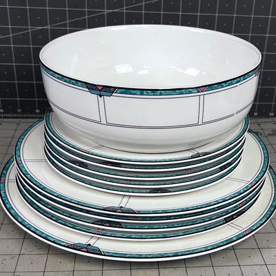 Mikasa Super Strong Fine China Emerald Cove 