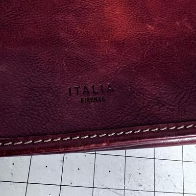 "Italia FIRENZE Messenger Bag Vera Pelle  