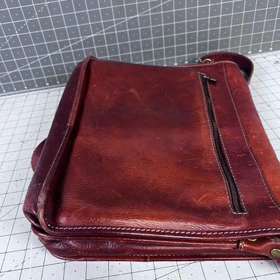 "Italia FIRENZE Messenger Bag Vera Pelle  