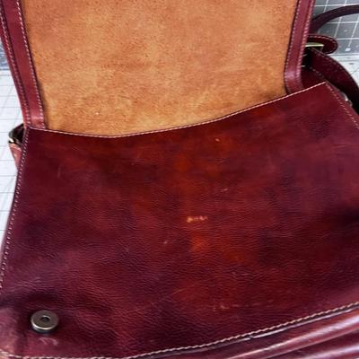 "Italia FIRENZE Messenger Bag Vera Pelle  