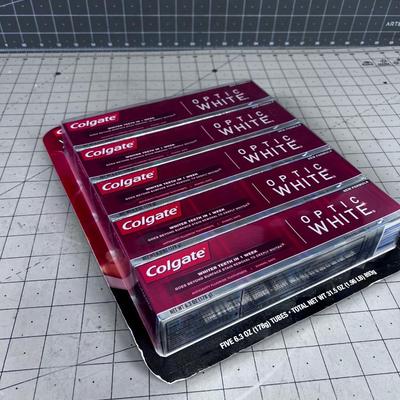 BRAND NEW Package of Colgate OPTIC White Toothpaste NEW