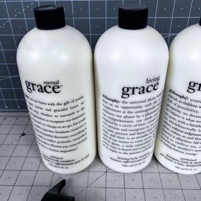 3 Total - (1) Living Grace & ( 2) Eternal Grace -Firming Body Emulsion (3) 
