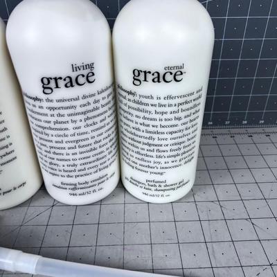 3 Total - (1) Living Grace & ( 2) Eternal Grace -Firming Body Emulsion (3) 