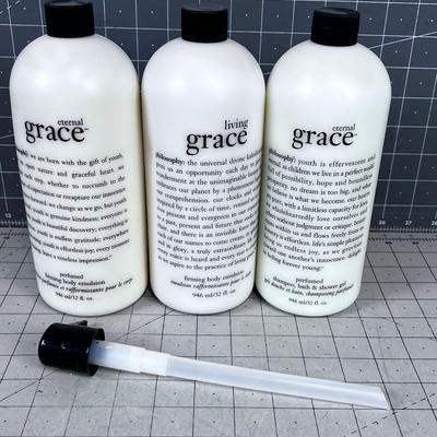 3 Total - (1) Living Grace & ( 2) Eternal Grace -Firming Body Emulsion (3) 