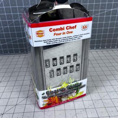 BORNER Germany COMBO 4 in 1 Slicer Grater
