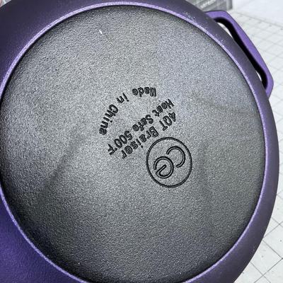 Cast Iron 4 Quart BRAISER  With Glass Lid